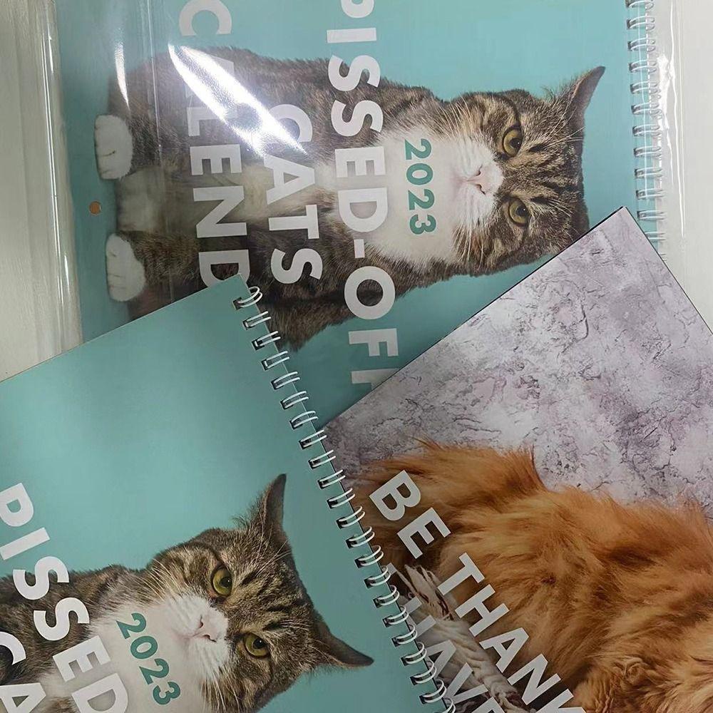 Nanas Kalender Kucing Lucu Waktu Merencanakan Makna Hadiah Tahun Baru Art Moon Calendar