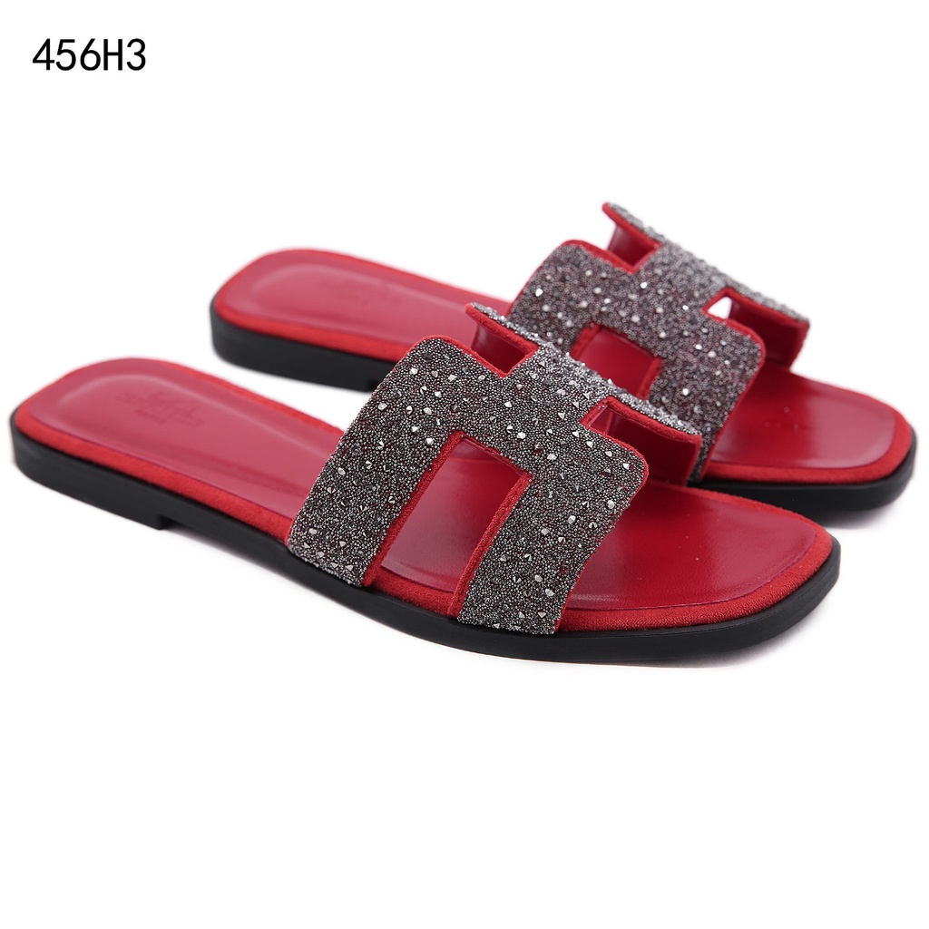 Crystal Powder and Suede Sandals 456H3