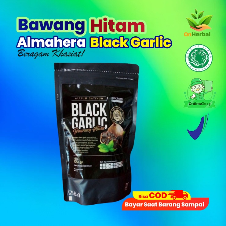 

Black Garlic Bawang Putih Hitam 100 gram Almahera Bawang Hitam Original On Herbal