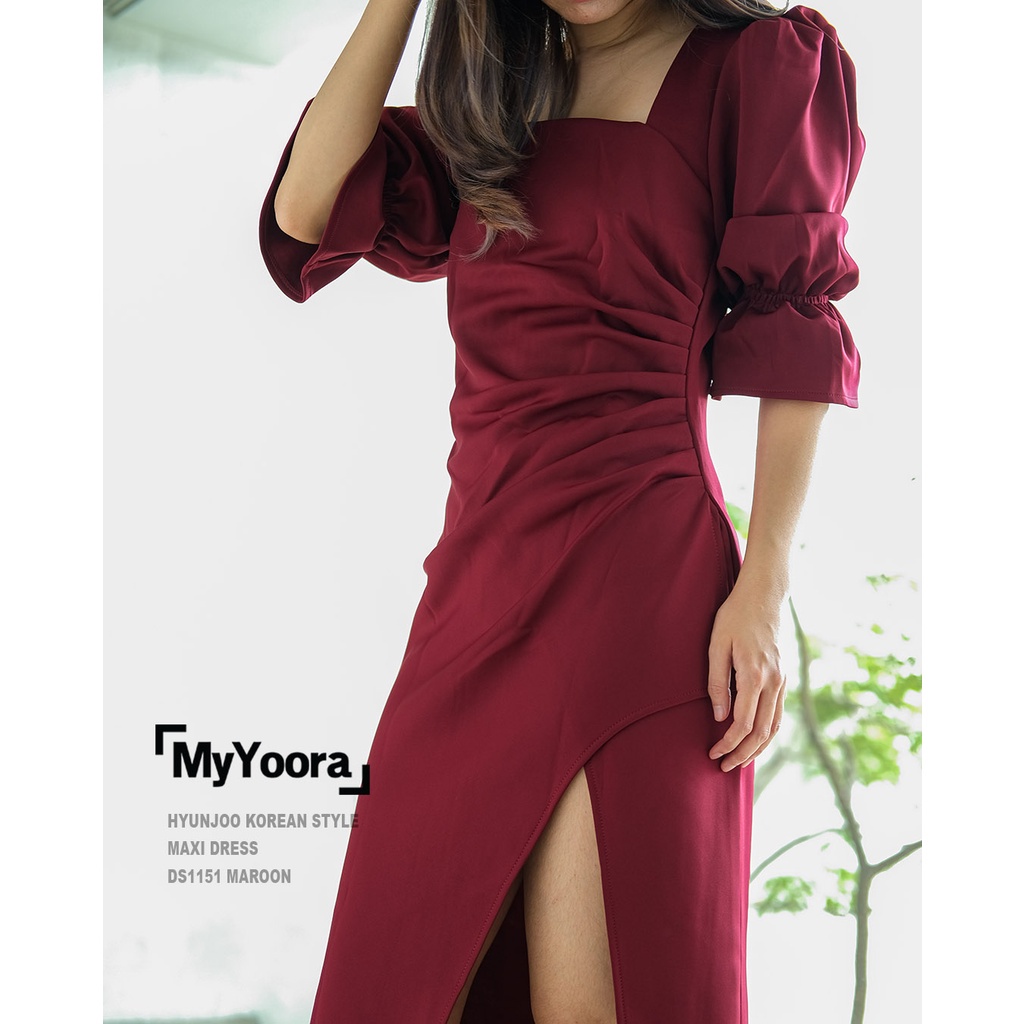 MyYoora Hyunjoo Korean Style Maxi Dress DS1151