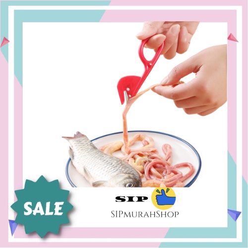 Alat Pembersih Usus Ayam Pembelah Perut Ikan Pisau Silet Kotoran