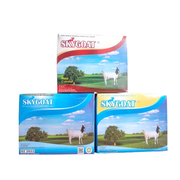 

Sky Goat Susu Kambing Etawa Bubuk Original SKYGOAT 1 Box isi 10 Sachet