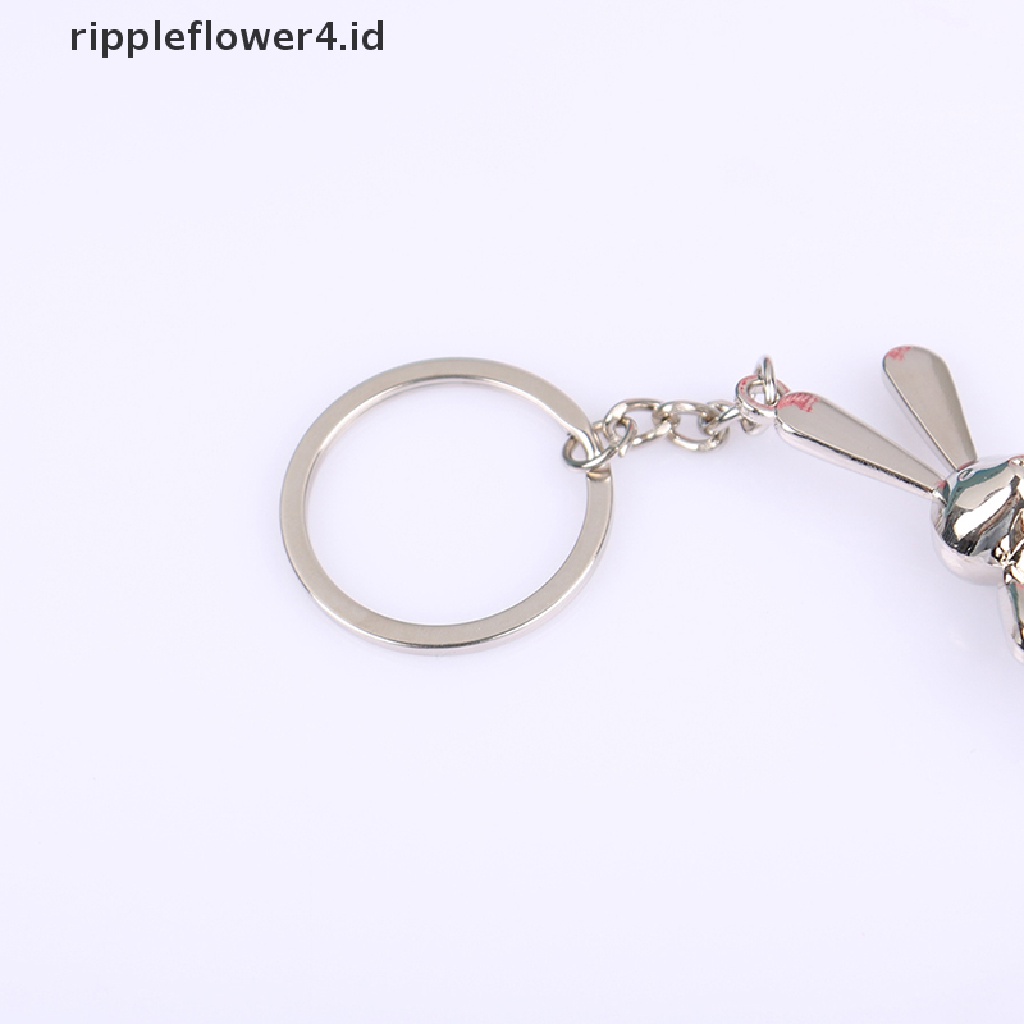 {rippleflower4.id} Gantungan Kunci Kartun Kelinci Lucu Gantungan Kunci Aksesoris Dekorasi Tas Siswa~