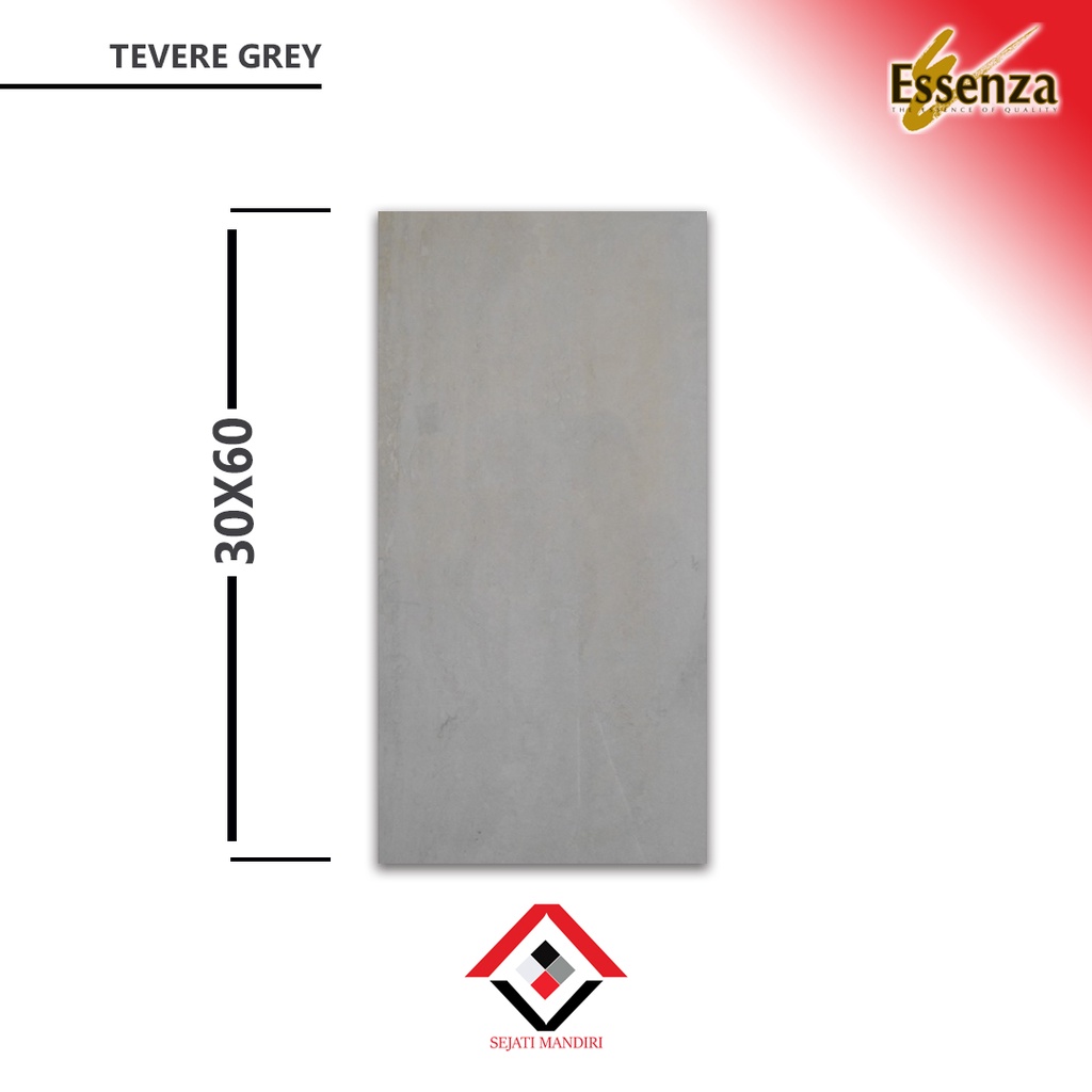 granit 30x60 - motif serat kayu - essenza tevere grey glossy