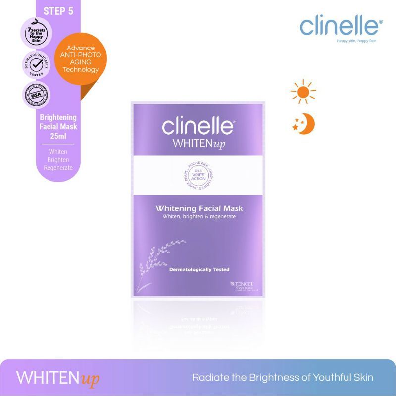 CLINELLE WhitenUp Brightening Facial Mask