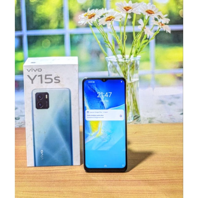 Vivo Y15s Ram 3/64gb Ex Resmi Indonesia