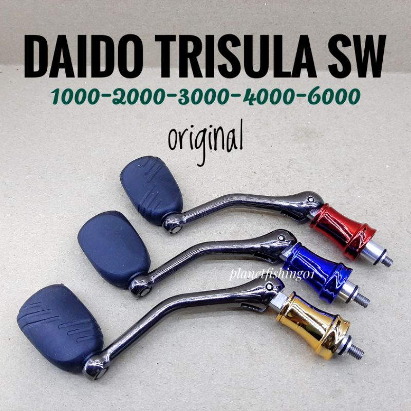handle daido trisula sw pro series 1000 2000 3000 4000 6000 / handle reel daido trisula sw / sparepa