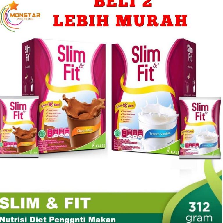 

Terlaris✣ Susu Slim & Fit Milk 6x52gr Vanila atau Coklat/ Slim Fit Susu Kalbe/ Slimfit susu diet / Slim Fit Coklat Vanila / slim&fit susu Kalbe 74 ✭