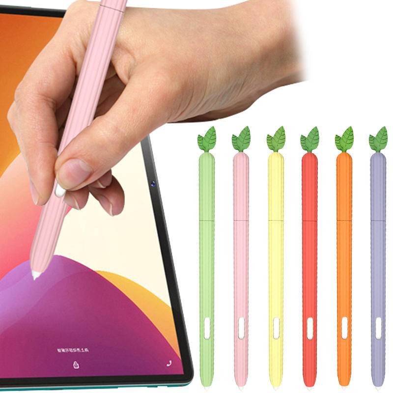 Silikon Pensil Case Untuk Samsung Galaxy Tab S7 S6 Lite Spen Slim Cover Tablet Shell Pelindung Case Untuk Samsung S7 Tablet Pen Case