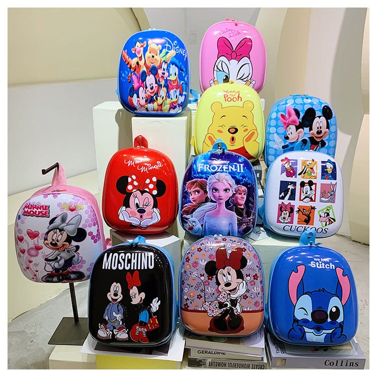 [Juallaris.id]Tas Ransel Backpack Mickey Dan Minnie  yang lucu dan imut / Cute Kids Dino Back Pack / Yang tampilan depan kokoh anti Air