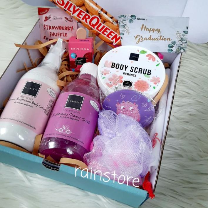 

Recommended ™ HAMPERS GIFT BOX SCARLETT/HAMPERS BIRTHDAY/WEDDING/GRADUATION(BEBAS REQ VARIAN TULIS DINOTE)``