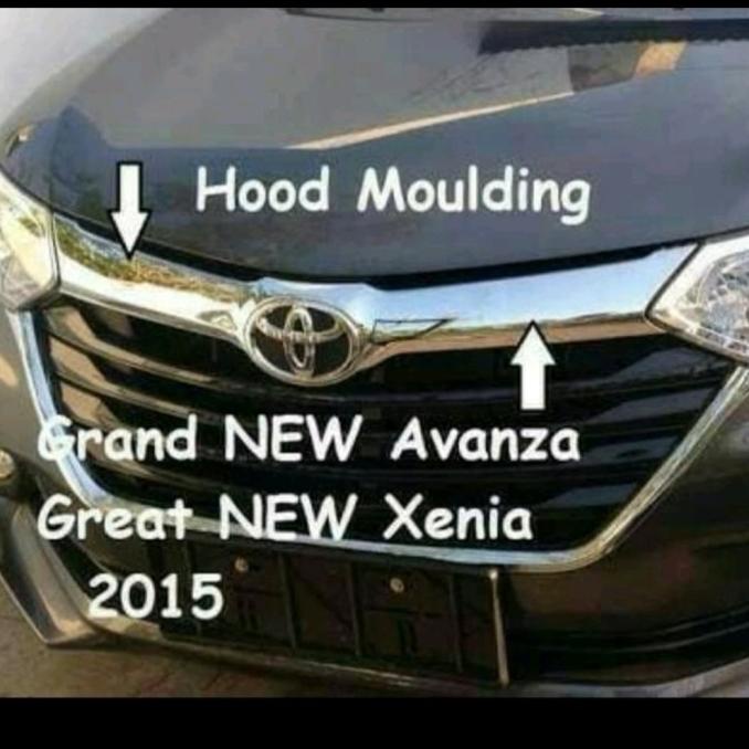 Hood Moulding List Lis Gril Grill Grand Avanza Xenia 2016 2017 2018