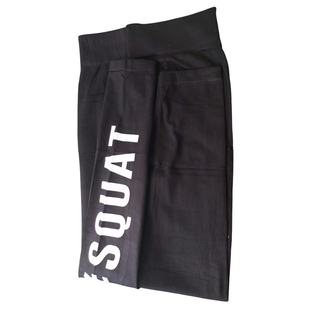 Legging Impor Kaos Tebal Super Streetch Squat