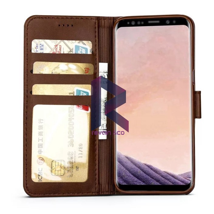 CASE SAMSUNG GALAXY S9 FLIP WALLET LEATHER KULIT PREMIUM SARUNG BUKA TUTUP KESING HP FLIP CASE SAMSUNG GALAXY S9