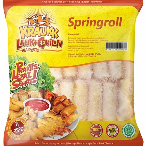

Kraukk springroll 250 gr/Makanan beku