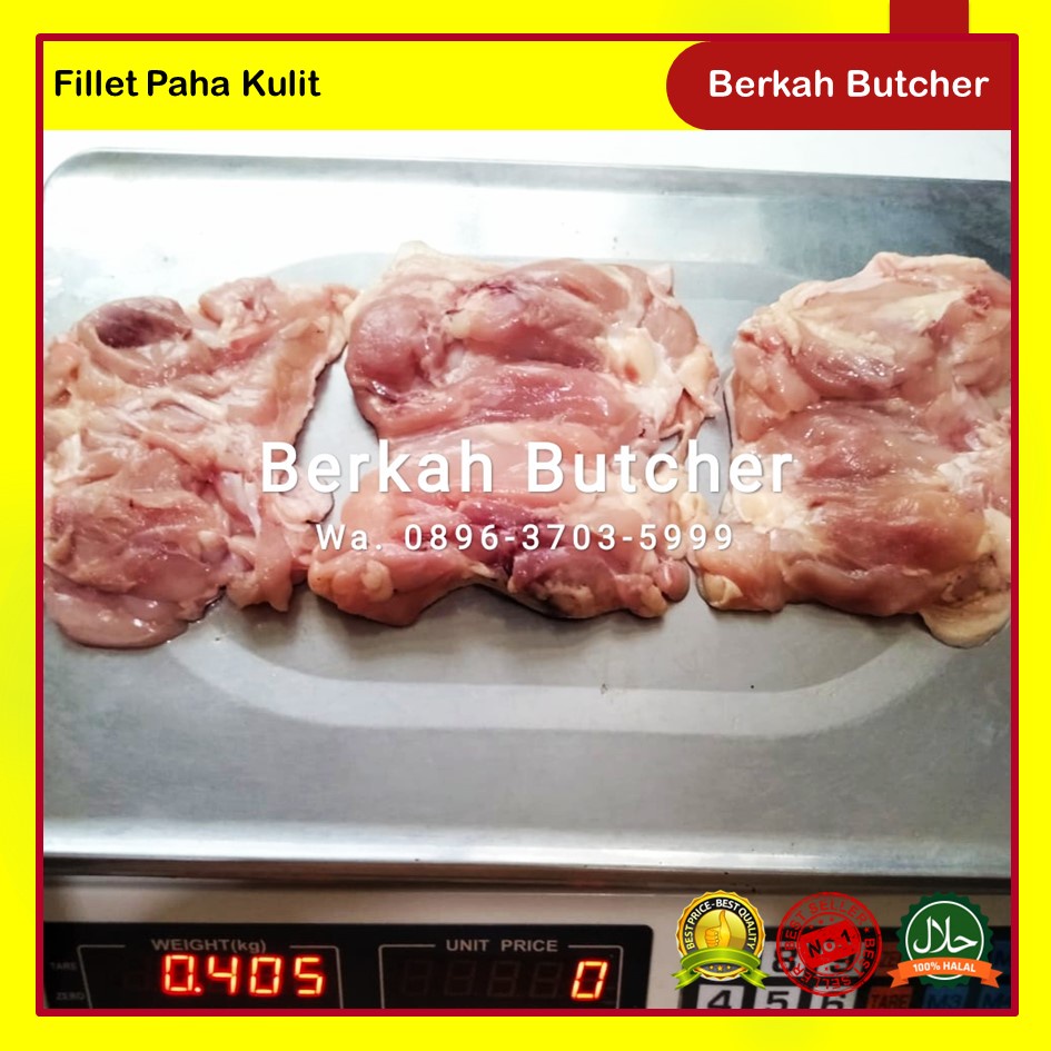 Paha Ayam Fillet Dengan Kulit - Berkah Butcher