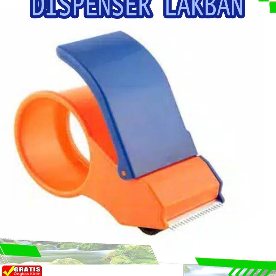 

Terbaru (SKR) Dispenser Tempat Roll Alat Pemotong Solatip Lakban Laban Tape Tip Cutter ↡