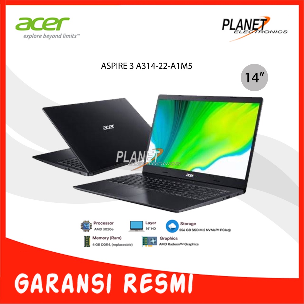 Laptop Acer ASPIRE 3 A314-22-A1M5