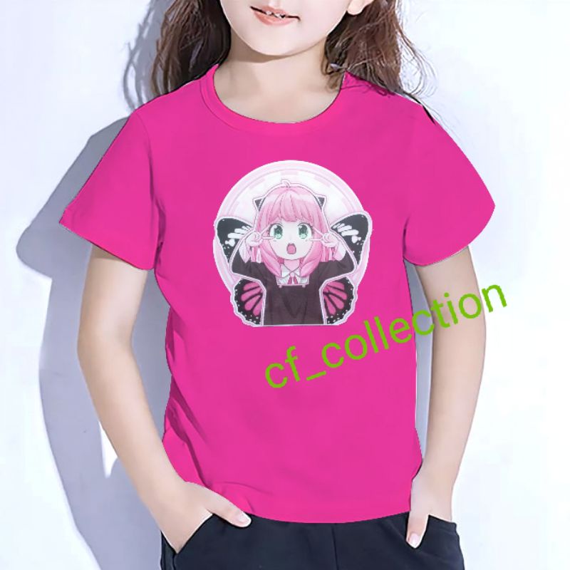 KAOS ANAK PEREMPUAN GAMBAR DTF PRESS 1 10 TAHUN