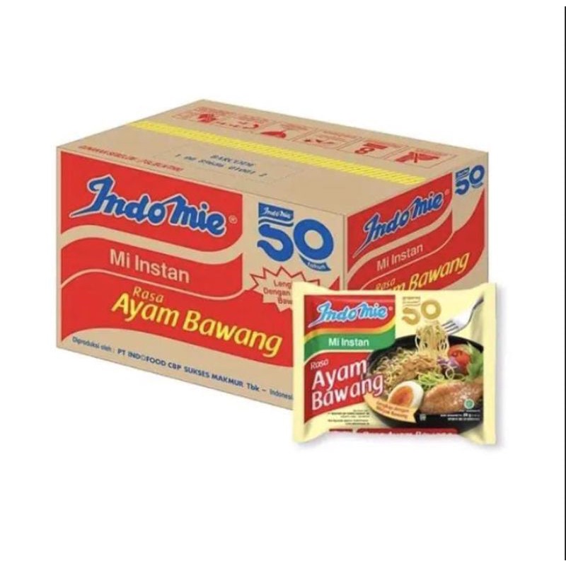

INDOMIE AYAM BAWANG 1 KARTON ISI 40 PCS