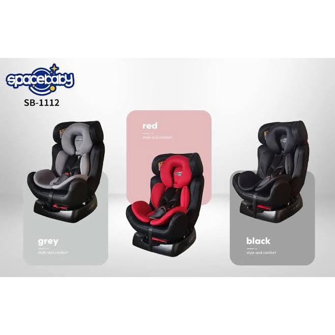 Spacebaby Carseat SB1112 (3 Recline) - Dudukan Mobil Anak