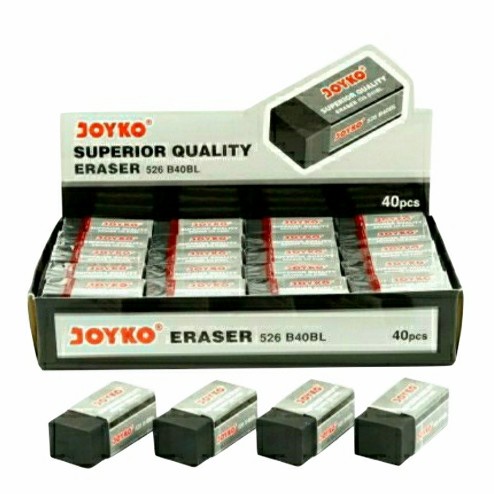 

BIG SALE ✨- PENGHAPUS JOYKO B40 (40 PCS) - Hitam