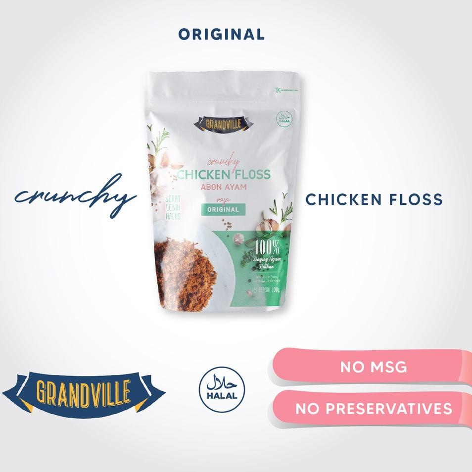 

GROSIR Grandville Abon AYAM Crunchy Single Pack Original