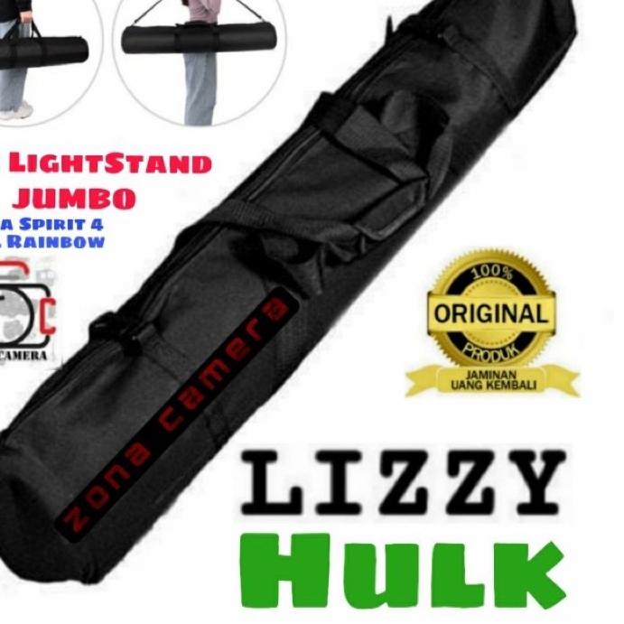 Milikiペ Lizzy HULK Tas Light Stand JUMBO Takara Spirit 4 Excell Rambo Lightstand Besar 4meter Tripod