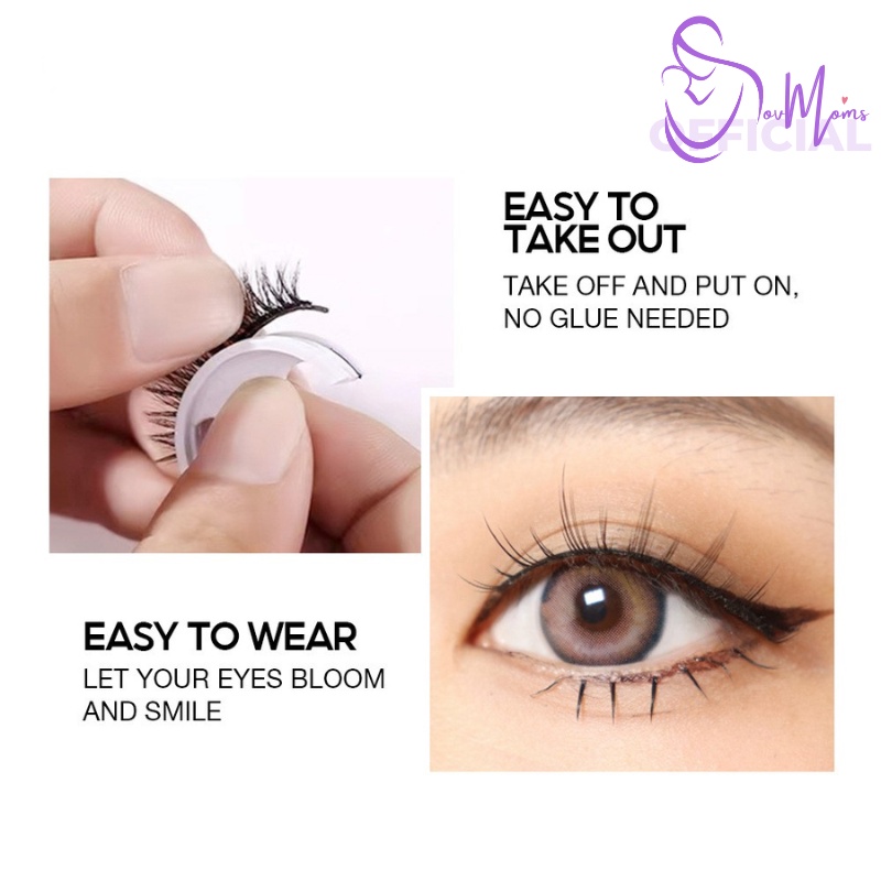 Bulu Mata Palsu Tanpa Lem 3d Magnetic FREE PENJEPIT Eyelash Extension Natural Lentik Halus Korea Tanpa Lem Korean Eyelashes Bulmat Magnetik Maghnet Premium Murah Hits Viral Bulu Mata 3d Lentik Super Lembut Natural No Glue