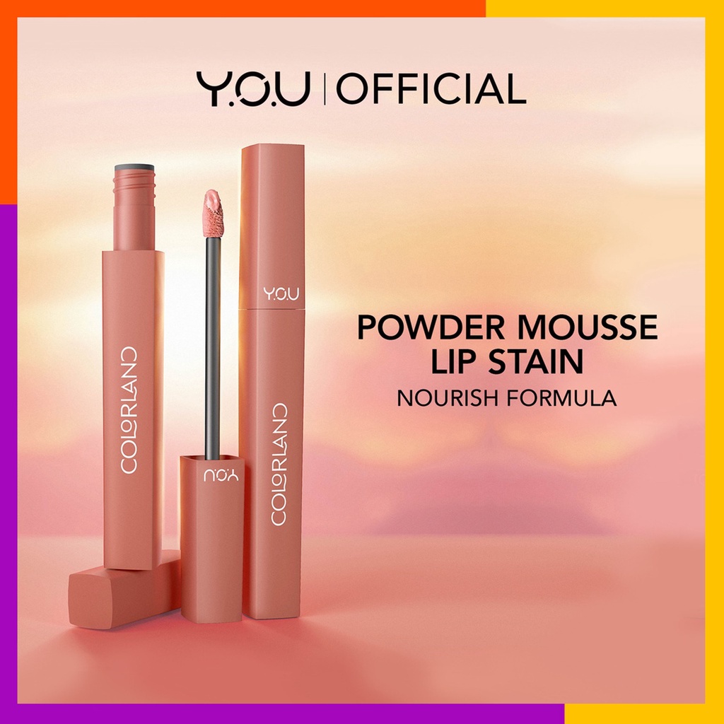 YOU Colorland Powder Mousse Lip Stain Cream