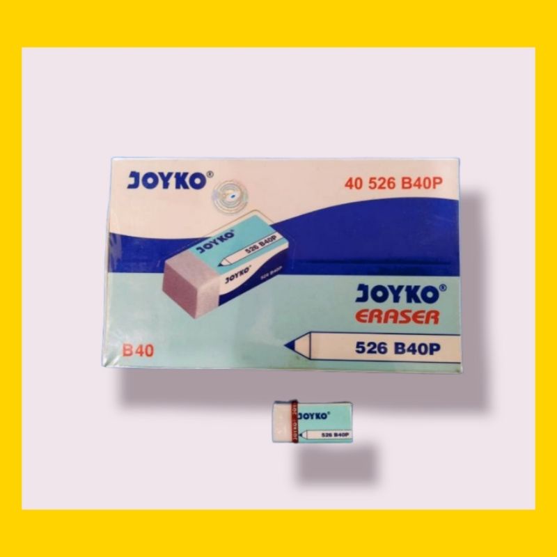 

penghapus pensil warna putih setip kecil Joyko Eraser B40