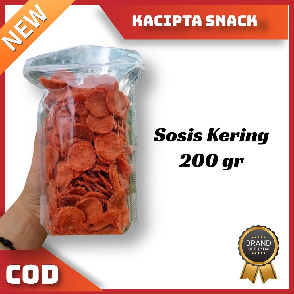 

Sosreng/sosis goreng/Sosis kering ikan tongkol pedas gurih cemilan kekinian 200g