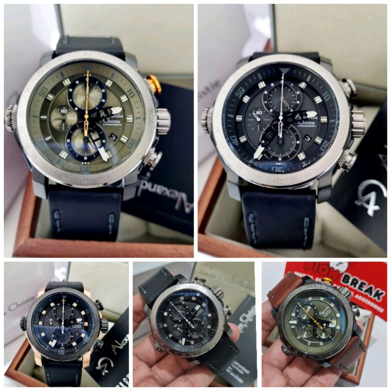 JAM ALEXANDRE CHRISTIE PRIA AC 6565 | AC6565 KULIT ORIGINAL