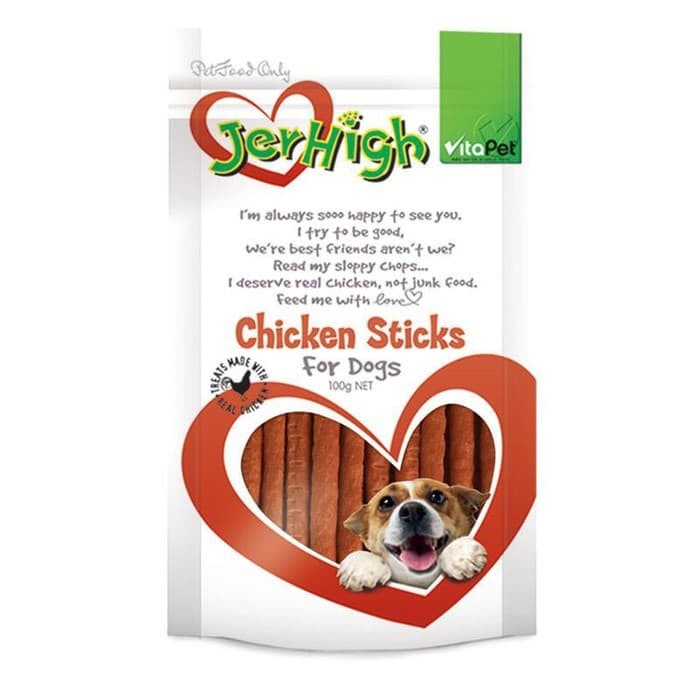 Jerhigh Vitapet Chicken Stick 100gr