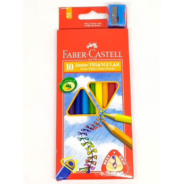 

Gramedia Surabaya - Faber Castell Junior Triangular Colour 10 116538-10