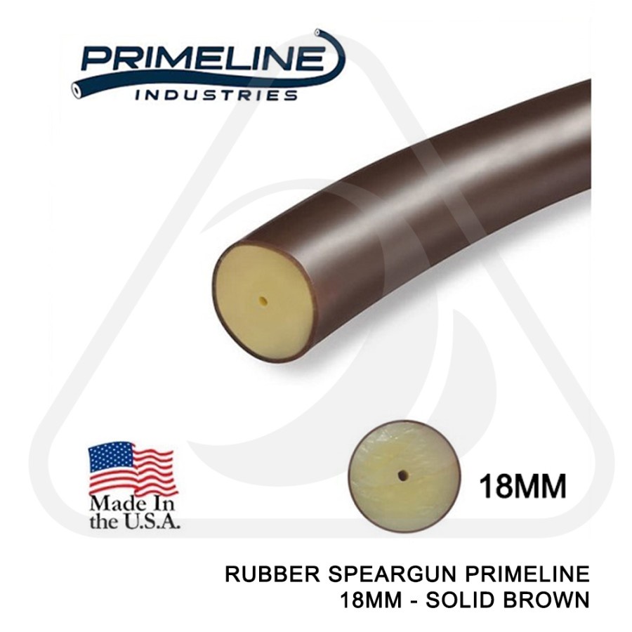 Karet Sepirgan Rubber Primeline 18mm Brown Panahan Ikan Sepirfishing