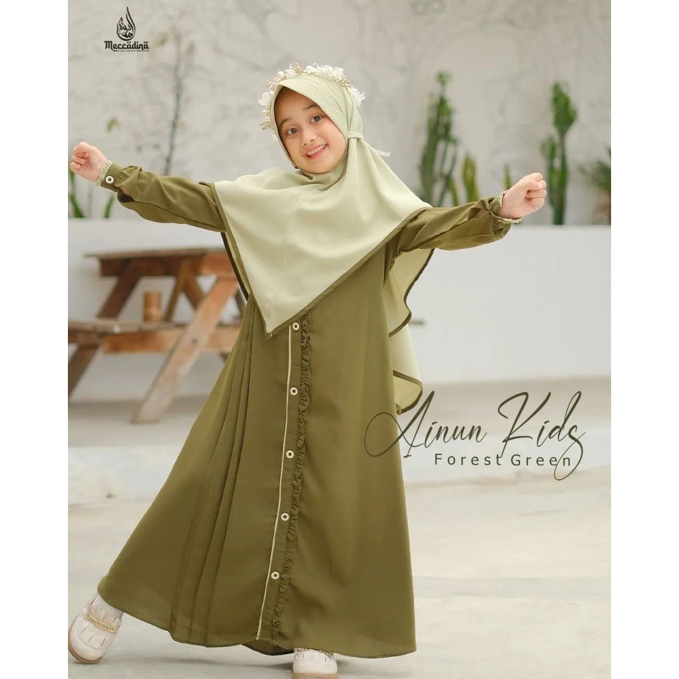 Murah GAMIS ANAK MIDI POLOS 2-3 TAHUN Elegan