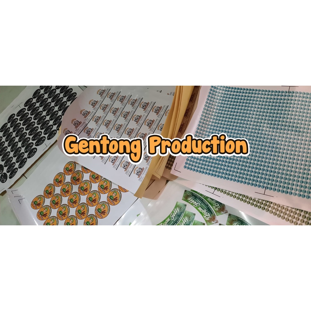 CETAK STIKER LABEL OLSHOP label MAKANAN label MINUMAN MURAH SUDAH CUTTING tinggal tempel