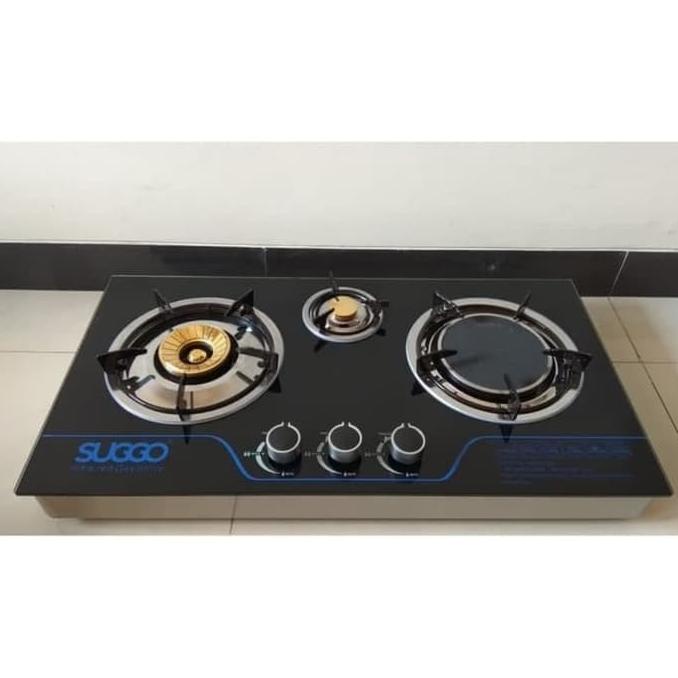 Kompor Tanam SUGGO 3 Tungku SG-301/Kompor Tanam 3 Tungku SUGGO/Kompor silahkan di pesan