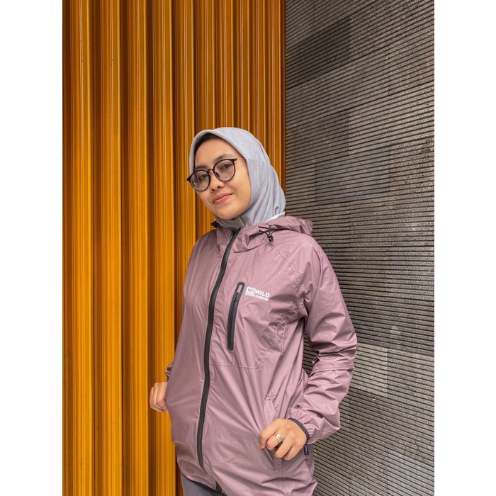 ⭐BISA COD⭐ JAKET ULTRALIGHT SERIES LABUAN WILD OUTDOOR 100% WATERPROOF - taro, L