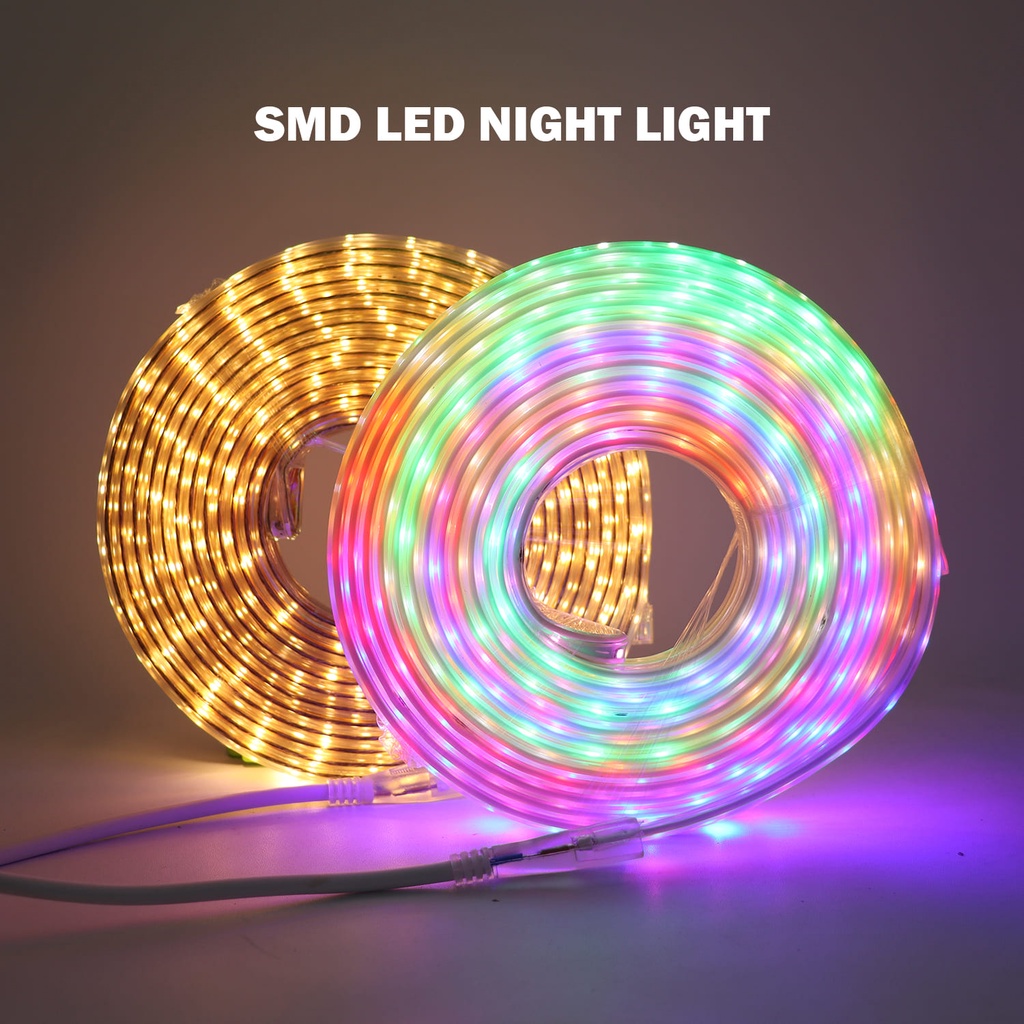 Lampu SMD LED Kode 6353-7 STRIP SELANG 10M METER / Mode Warna Lampu Ganti2 / Lampu Hias LED Indoor atau Outdoor