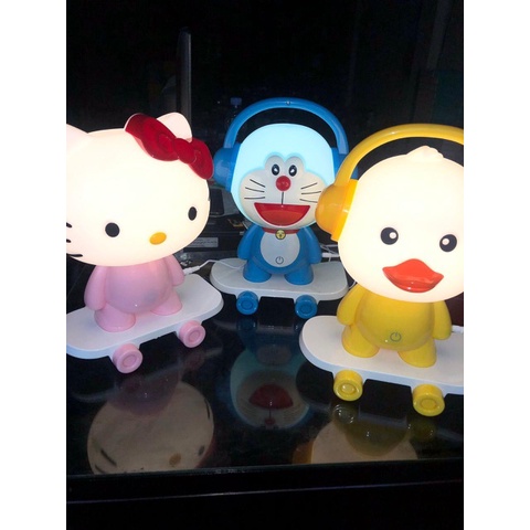 Lampu belajar LED/karakter lucu/ lampu led boneka hellokitty/doraemon/sally/Lampu Tidur/ TERMURAH