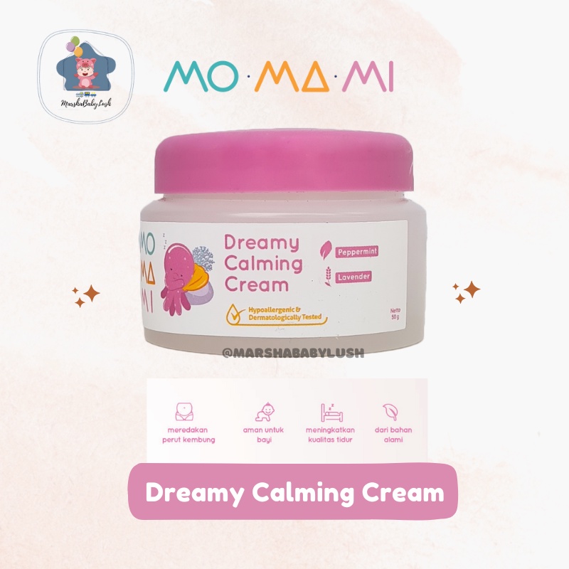 Jual MOMAMI DREAMY CALMING RUB / CREAM HANGAT ANAK / CREAM PERUT ANAK ...