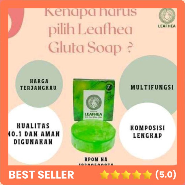 Leafhea herbal soap, sabun leafhea , sabun serba guna/sabunpenghilang gatal untuk bayi/ sabun penghi
