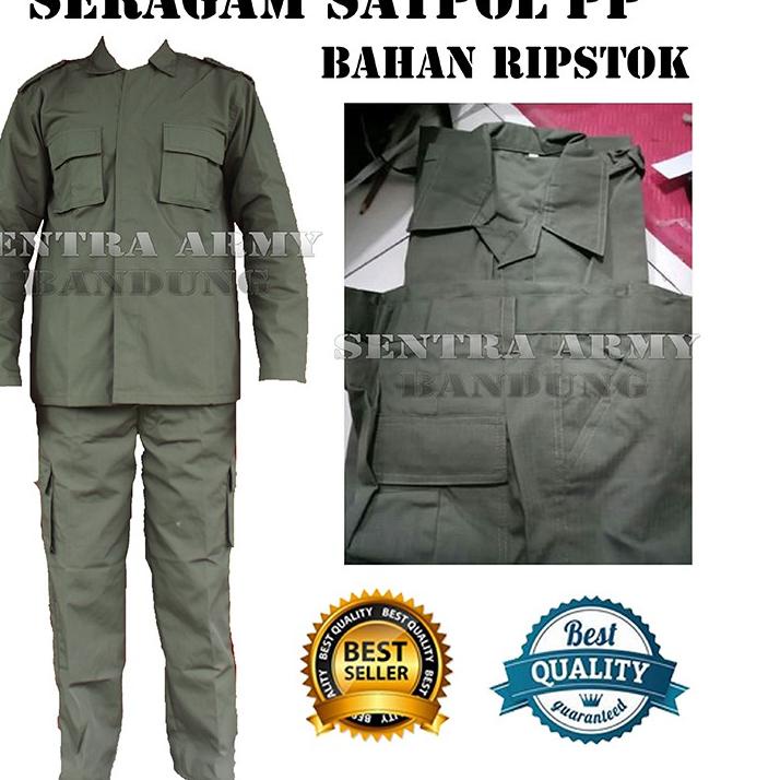 8.8 Promo Brand Seragam PDL SAT POL PP Bahan Ripstop