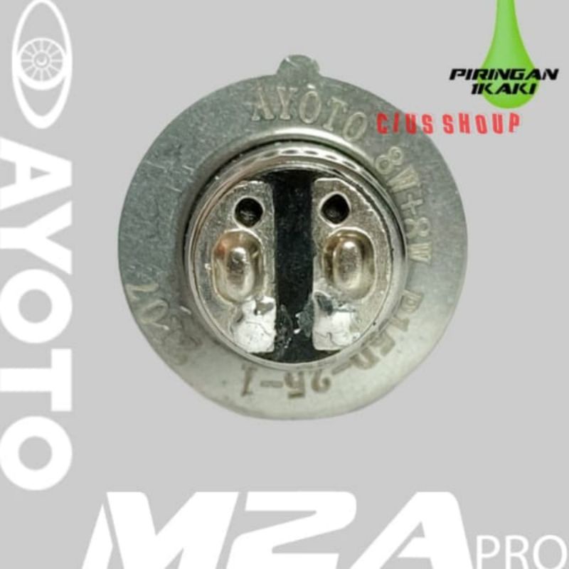 LAMPU LED AYOTO H6 CSP M2A PRO AC DC PNP CAHAYA PUTIH UNTUK LAMPU UTAMA MOTOR BEBEK DAN MATIC