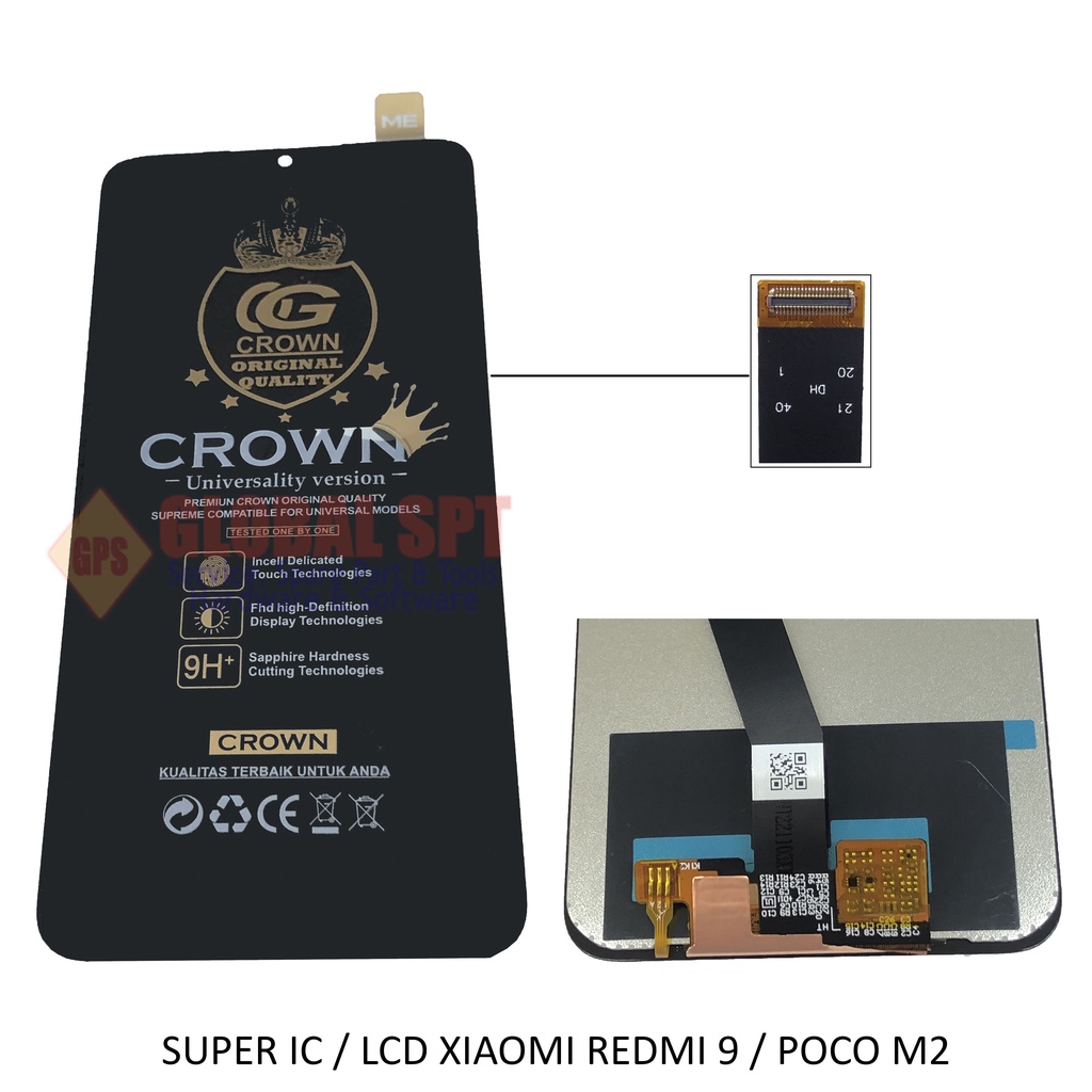 SUPER IC / LCD TOUCHSCREEN XIAOMI REDMI 9 / POCO M2