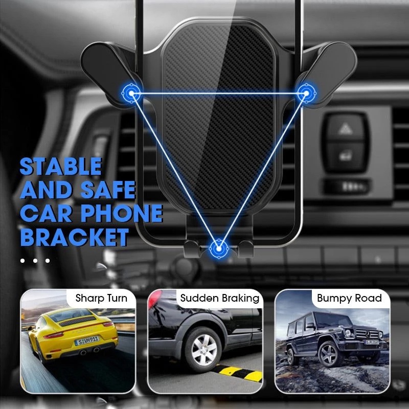 360 ° Rotatable Universal Car Phone Holder With Hook Base, Dudukan Telepon Yang Dipasang Ventilasi Udara Multifungsi, Di Stand Smartphone Mobil, Bracket Navigasi Ponsel Dashboard Mobil