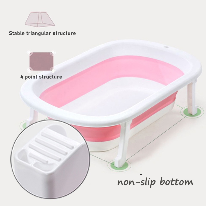 ⚡bak mandi bayi/bak mandi bayi lipat /bak mandi/bak mandi lipat/bak mandi bayi portable/Silicone Bathtub Folding Baby Portable Bathtub Bay//bak bayi mandi portable bisa di lipat dan praktis//Mandi Bayi Lipat Foldable