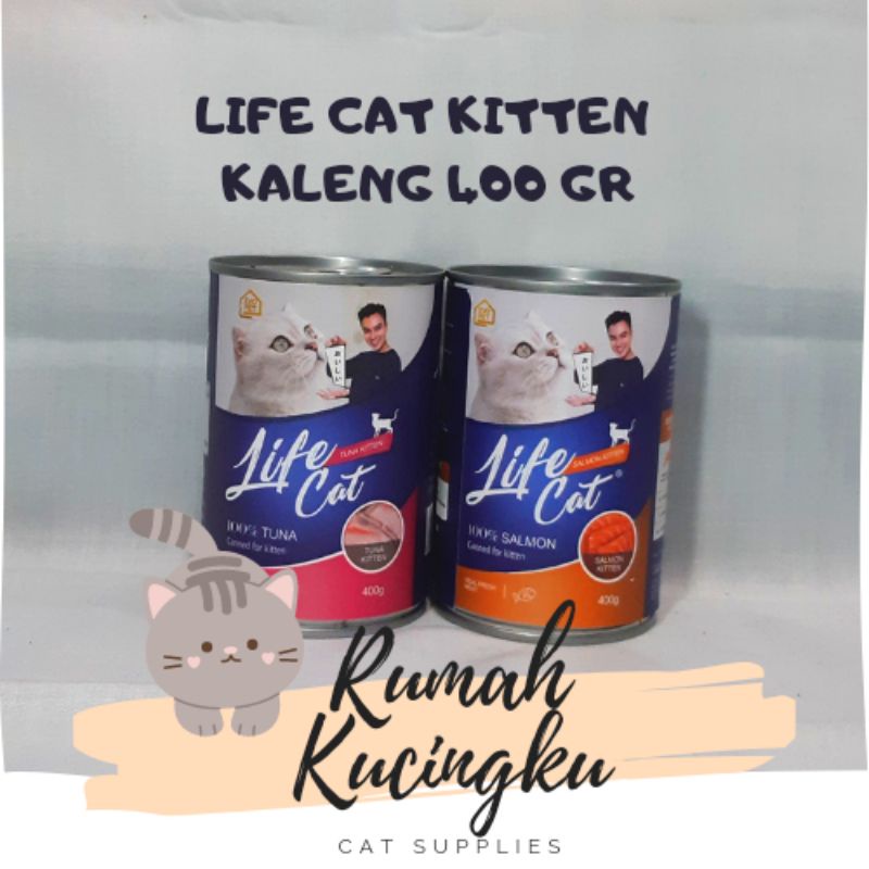 LIFE CAT KITTEN KALENG 400 GR